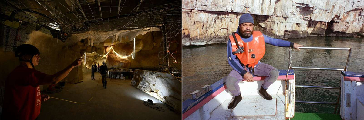 undersea Stone Age cave art Cosquer France 3D reconstruction