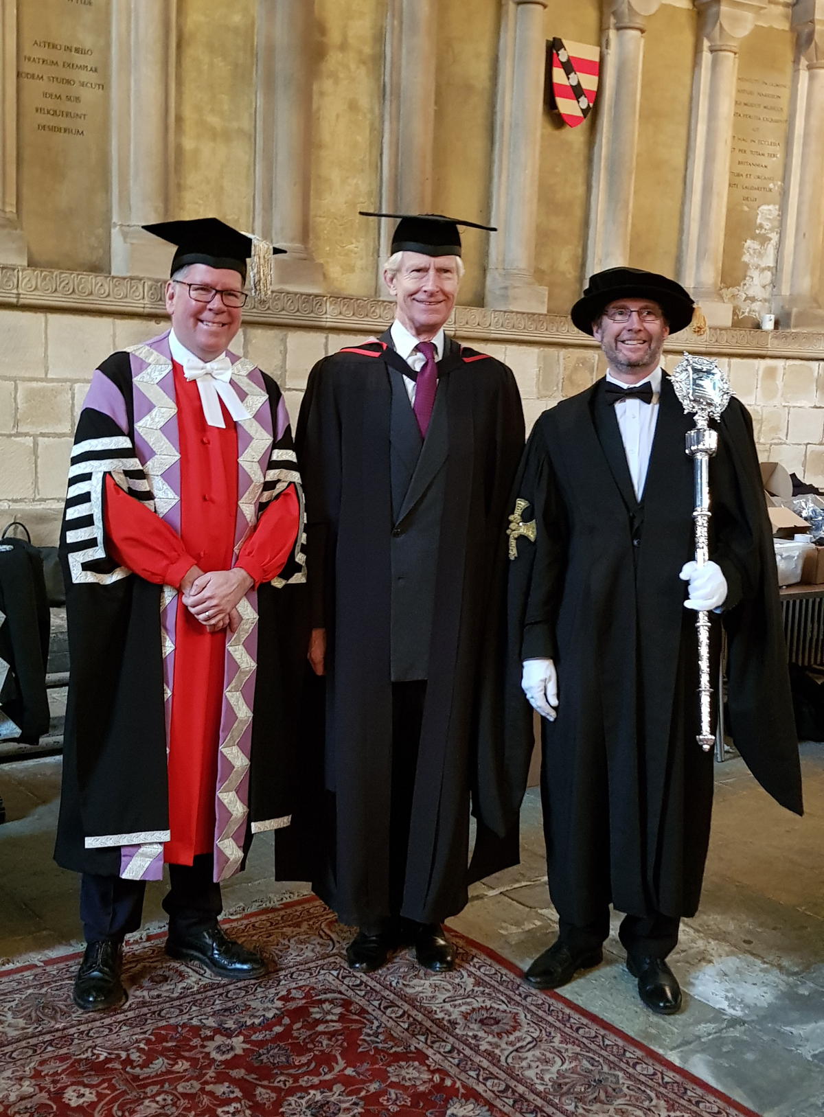 Bradshaw Foundation Chairman awarded honorary degree. Master of Science Honoris Causa is conferred upon Damon de Laszlo at the University of Durham. Rock art. Archaeology