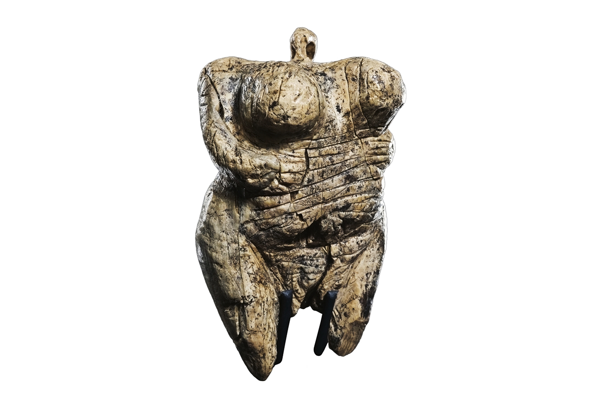 Antony Gormley sculpture painting artist Martin Gayford Palaeolithic figurines Lion Man