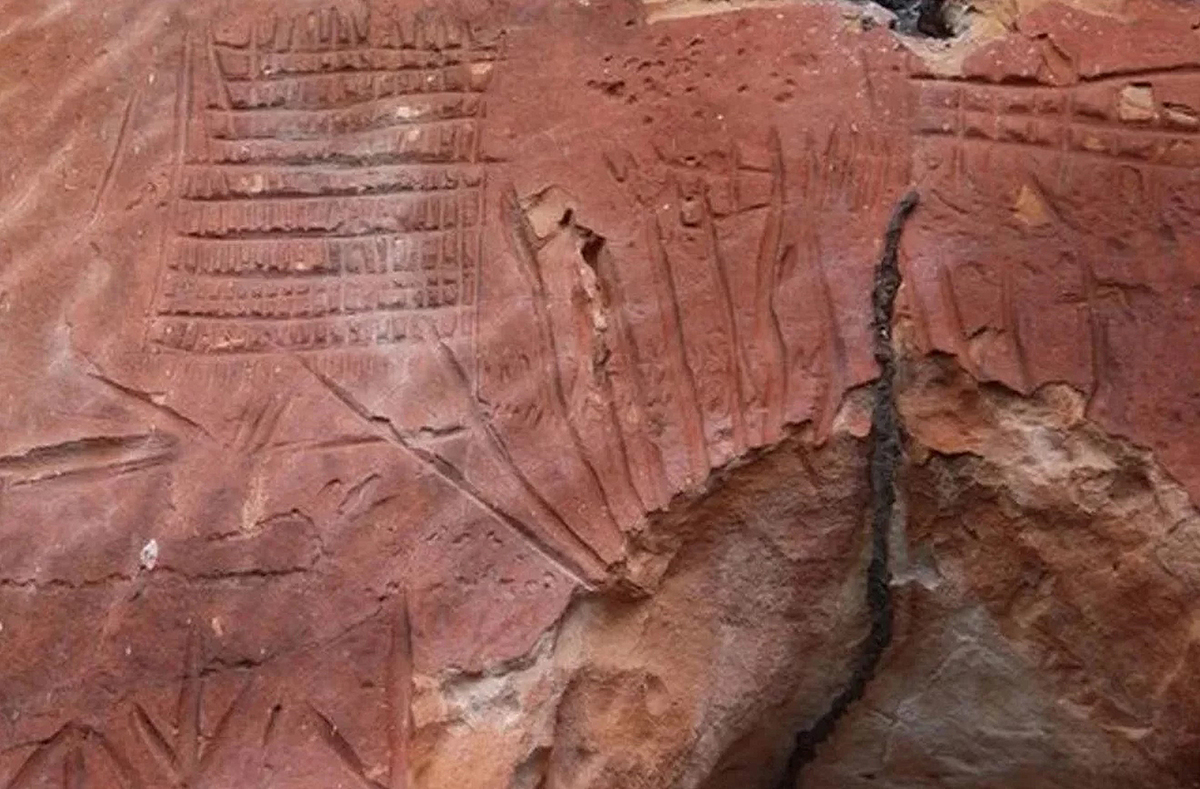 Rock carvings Central Brazil archaeology engravings Jalapão Tocantins