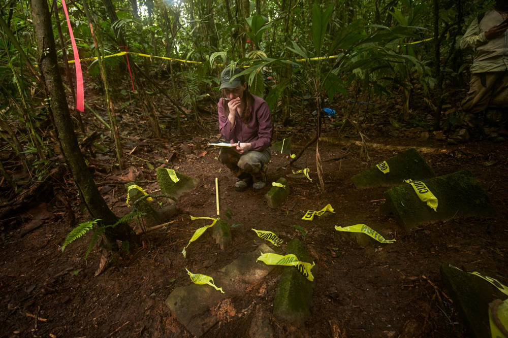 Archaeologists in Honduras