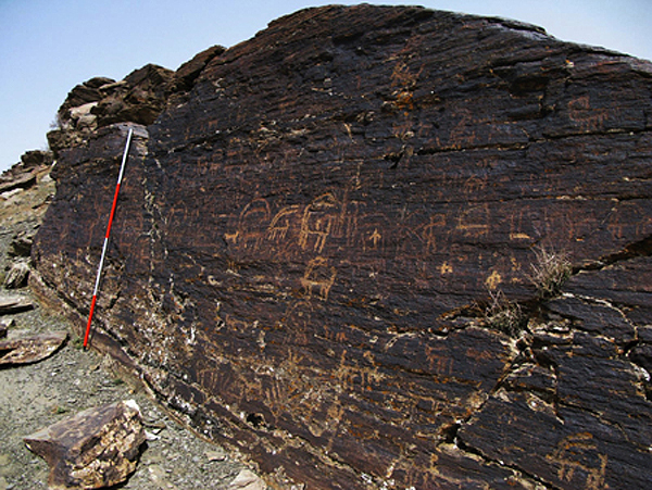 Rock Art Petroglyphs Iran