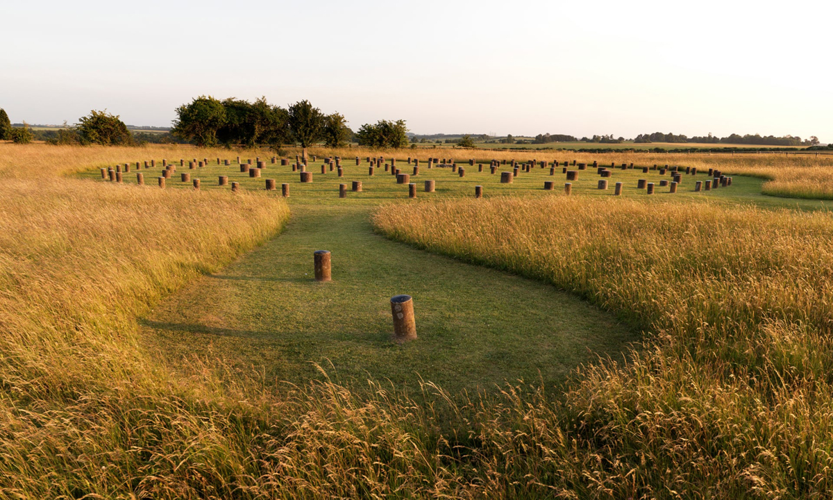 
neolithic circle shafts Stonehenge world heritage site archaeologists prehistoric Durrington Walls