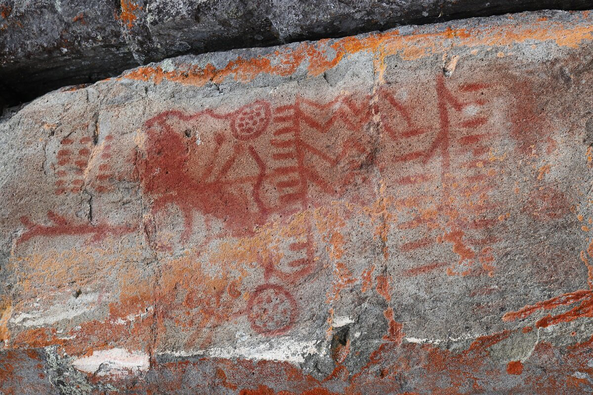 Modern technology reconstructs properties of ochre commonly found in ancient rock art Earth's oldest naturally occurring materials vivid red paint pictographs world research paint produced