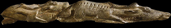 Mammoth Tusk Carving Reindeer Rock Shelter of Montastruc France