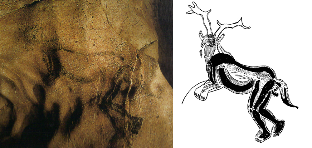 the composite figure known as the sorcerer at trois freres in france