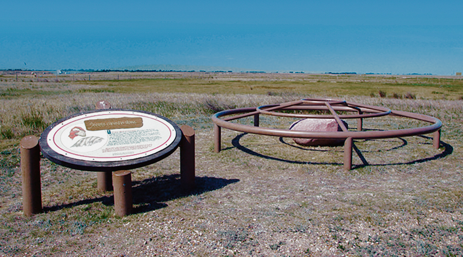 Dinosaur Provincial Park Rock Art Canada Petroglyphs Pictographs Archaeology Prehistory Rockart