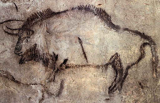 Niaux Bison Cave Art Paintings