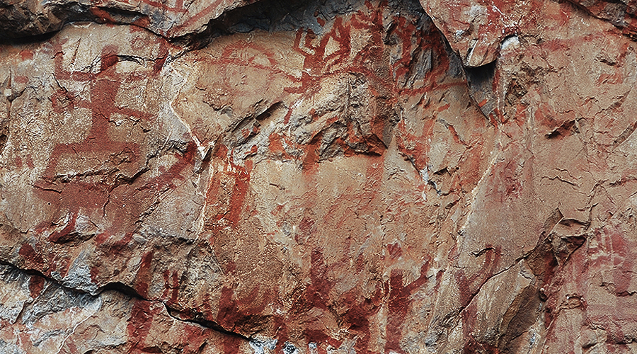 Huashan Rock Art Petroglyphs China