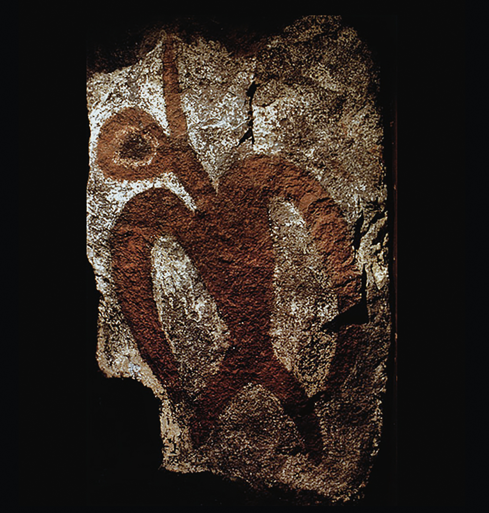 Birdman Painted Slab from Orongo Rock Art Easter Island Rapa Nui Moai Archaeology Bradshaw Foundation