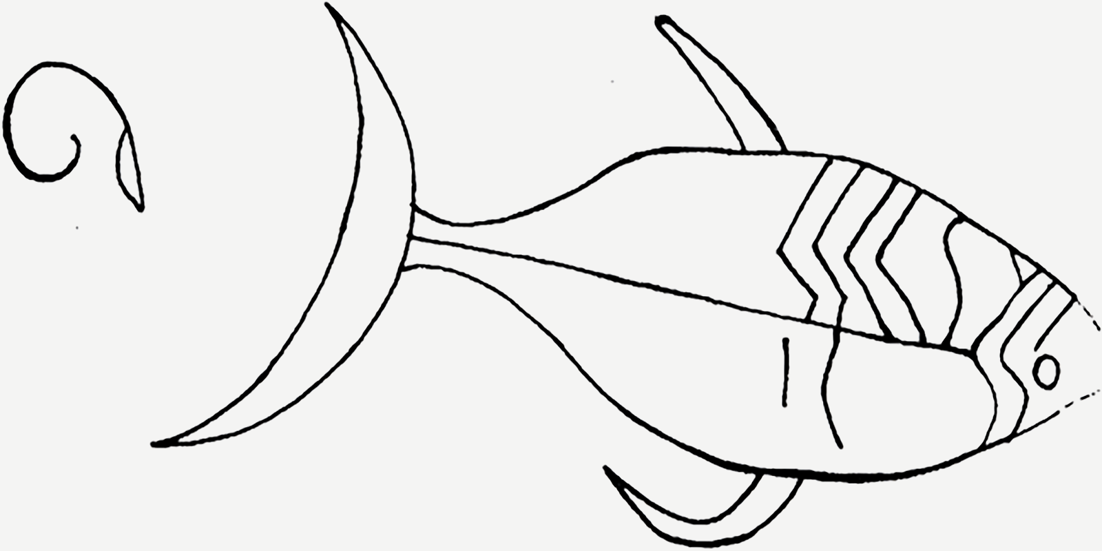 Tuna Ava O Kiri Rapa Nui Sea Marine Creatures Easter Island Rock Art