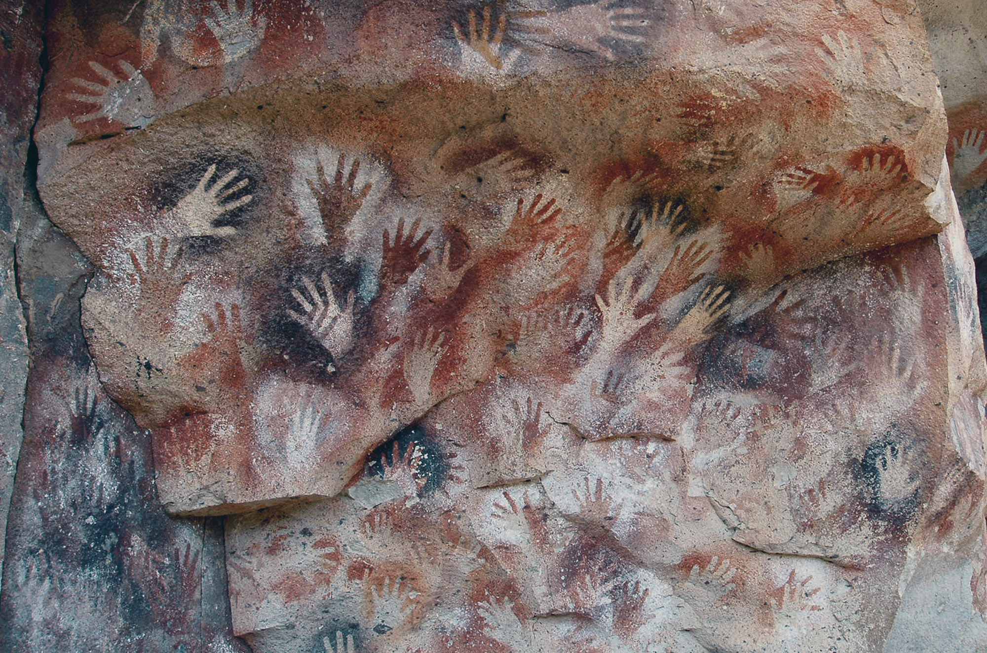 Cuevas de las Manos Cave of the Hands Handprints Hand Prints Motif Rock Art Argentina Archaeology
