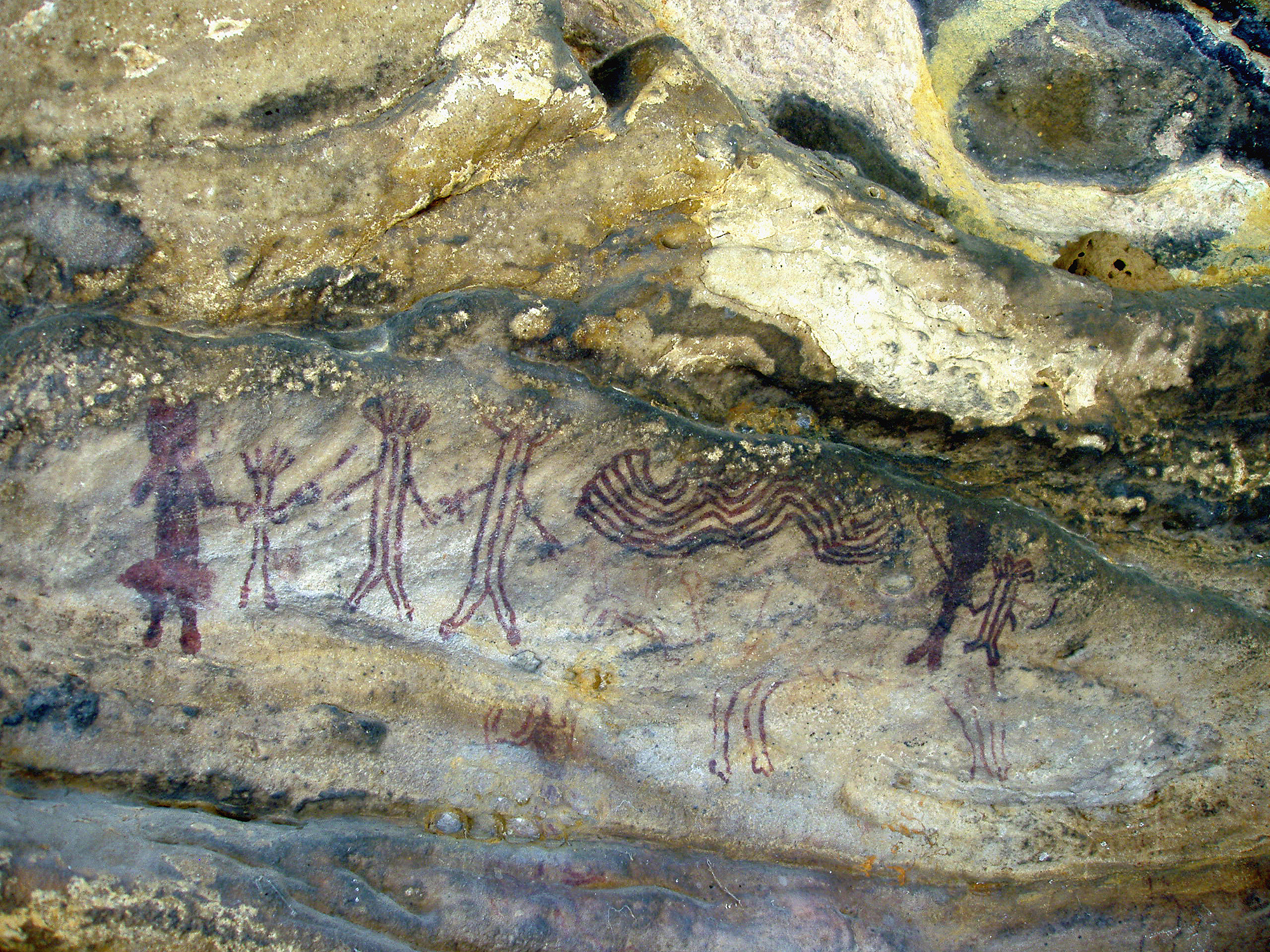 India Rock Art Cave Paintings Characteristics Bradshaw Foundation