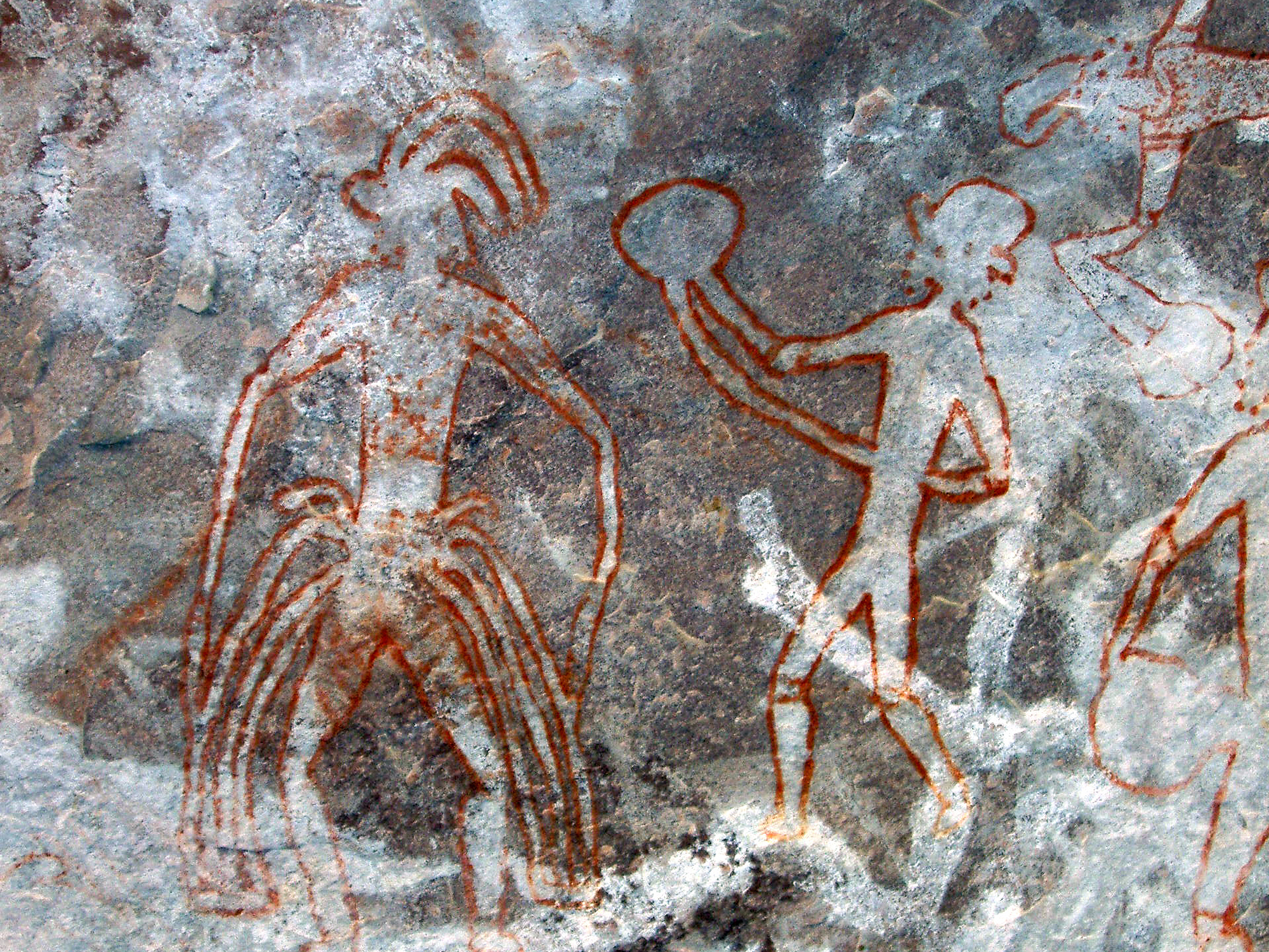 India Rock Art Cave Paintings Characteristics Bhimbetka Bradshaw Foundation