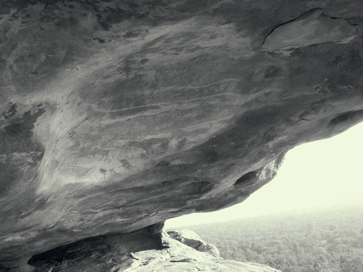 India Rock Art Cave Paintings Dr V S Wakankar Bhimbetka Shelters World Heritage List of UNESCO Bradshaw Foundation