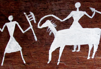 India Rock Art Paintings Contemporary Art