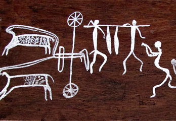 India Rock Art Paintings Contemporary Art