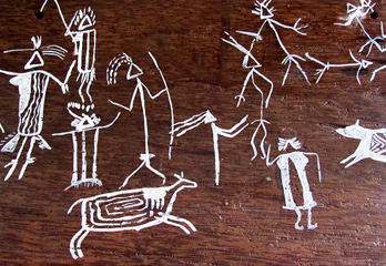 India Rock Art Paintings Contemporary Art