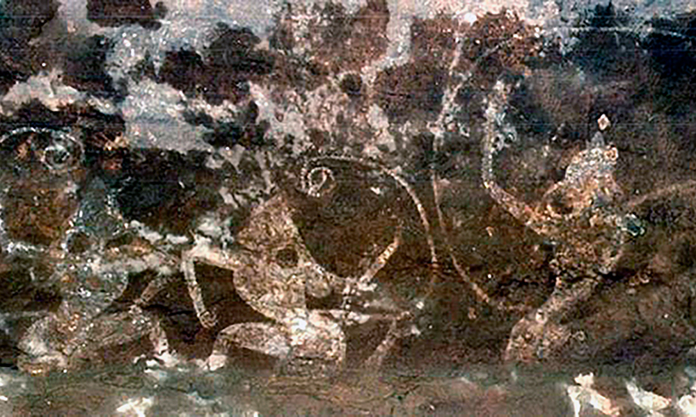 Monkeys Bradshaw Foundation Rock Art Paintings Pachmarhi Hills India Prehistoric Prehistory Archaeology