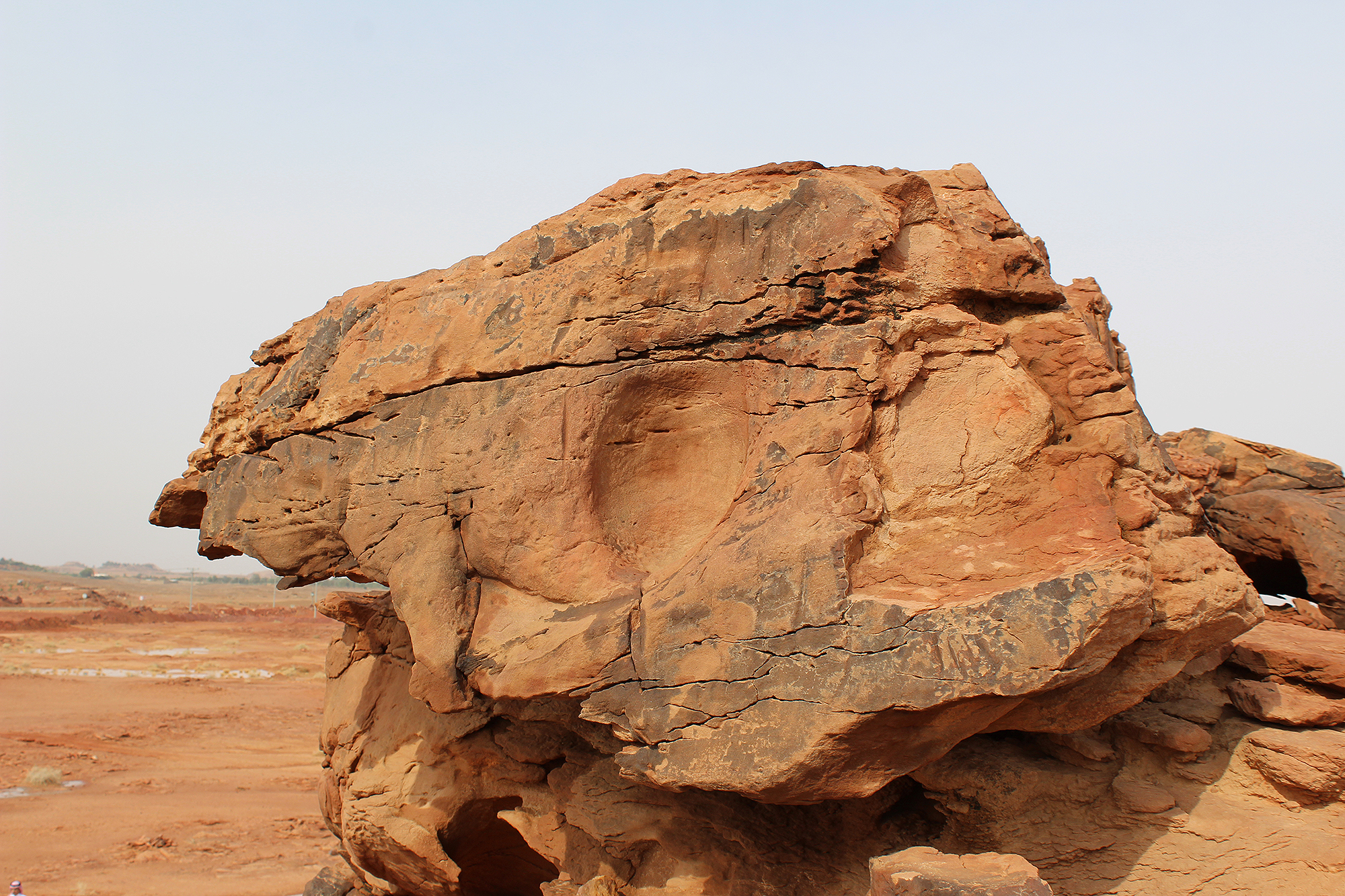 Erosion has caused Panel 3 to start sliding down the slope