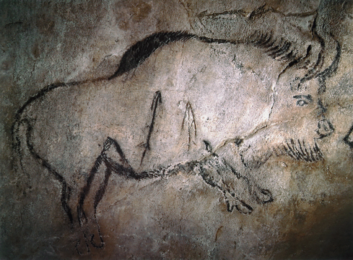 Bison Cave Painting from the Niaux Cave
