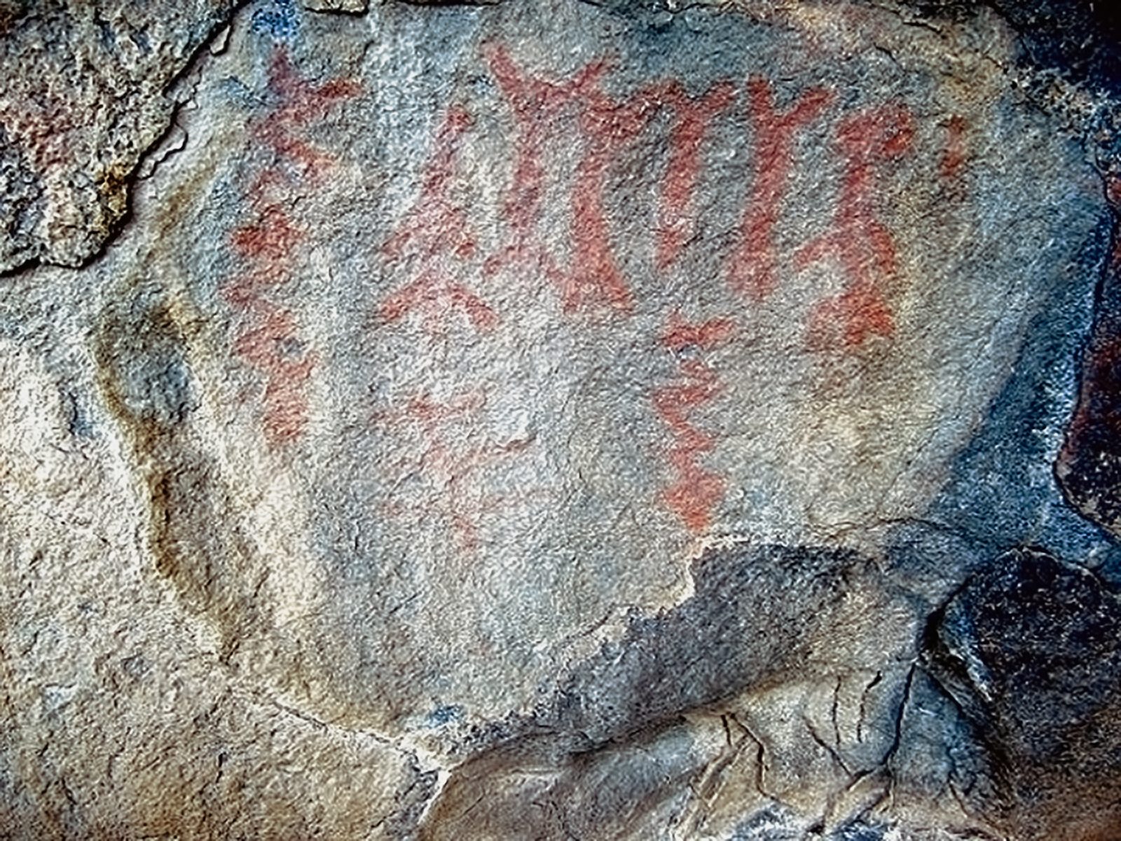 Rock Art Oregon Territory Horseshoe Falls  Petroglyphs Pictographs Bradshaw Foundation Archaeology