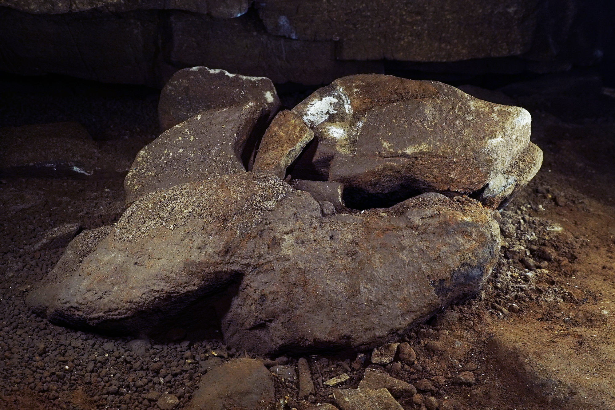 Rock hearth in the Rising Star Chamber