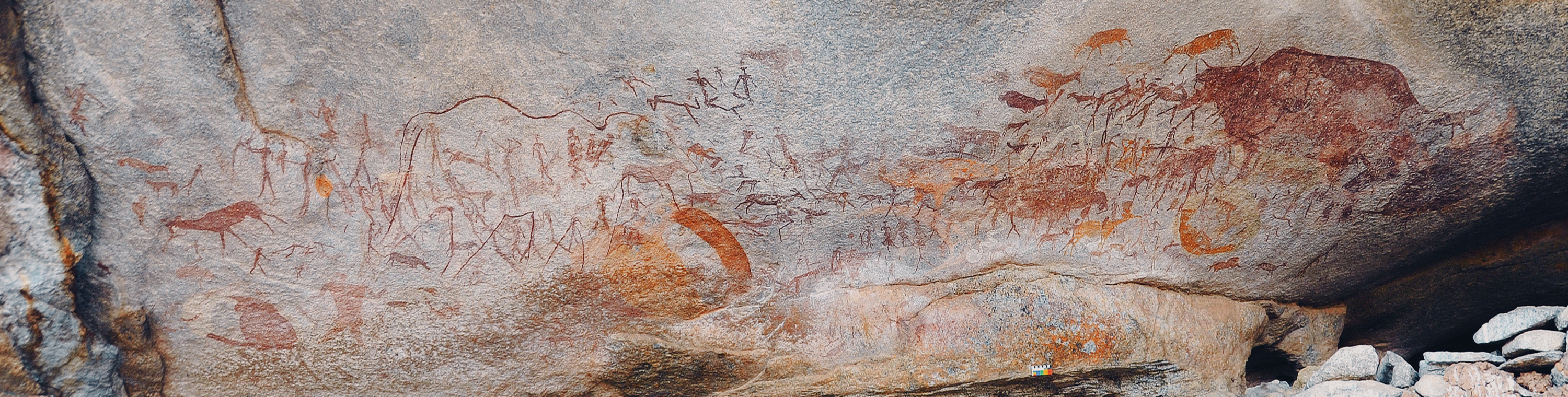 Rock Art Markwe Cave Zimbabwe Africa Archaeology