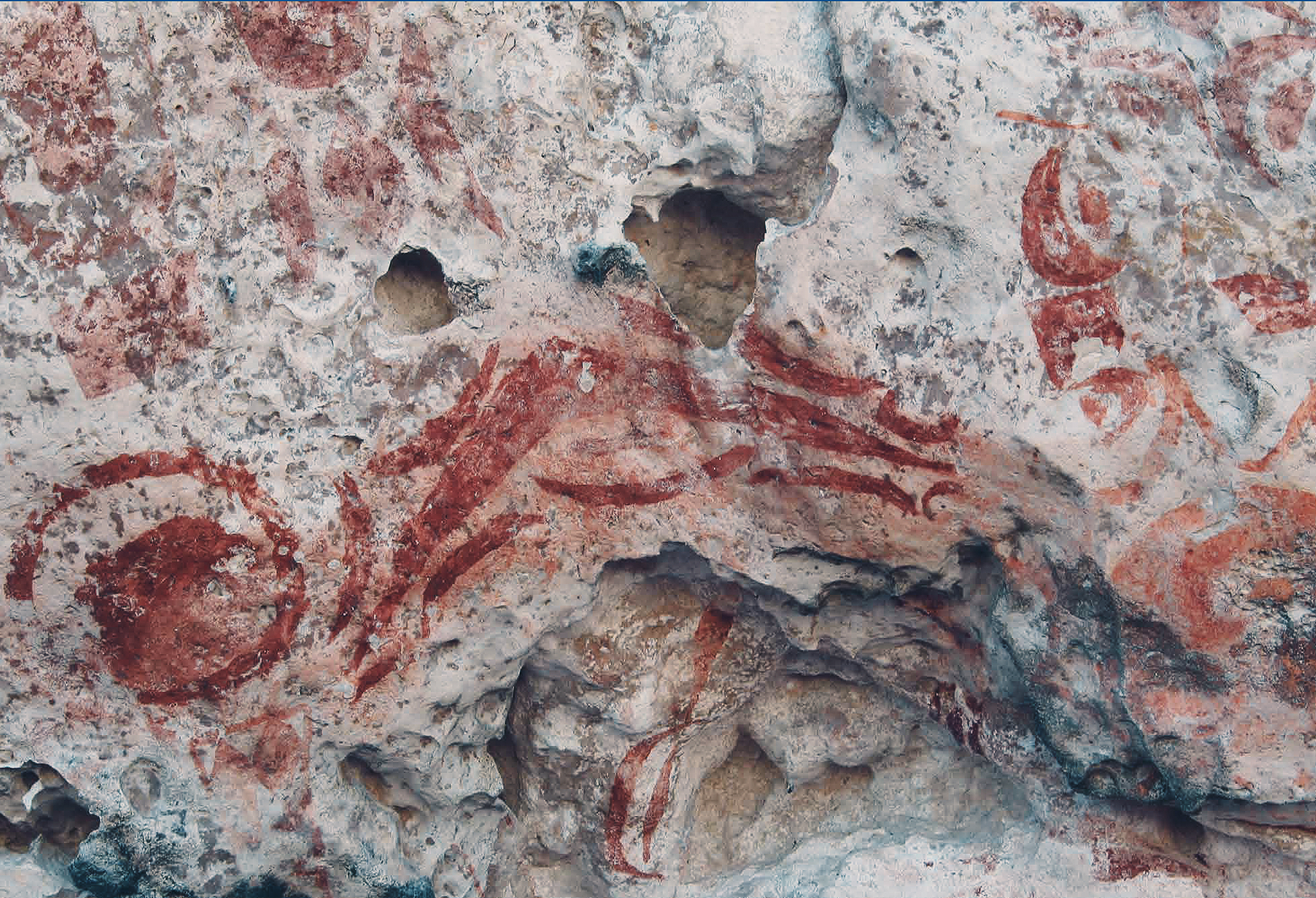 Rock Art Palau Micronesia Olechukl Ears Ulong Archaeology