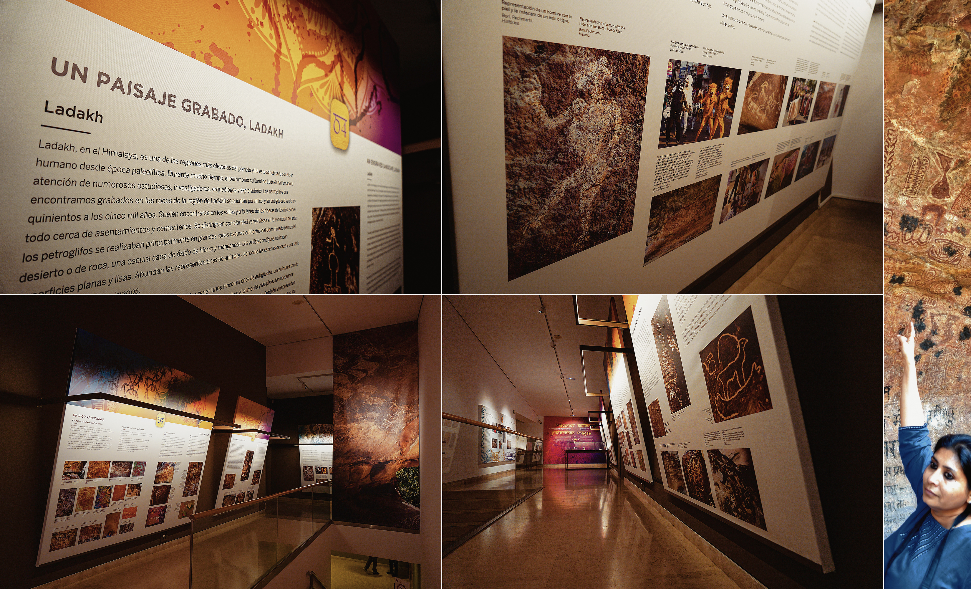 Powerful Images Indian rock art from its earliest times to recent times  New Exhibition  at the Museo de Altamira