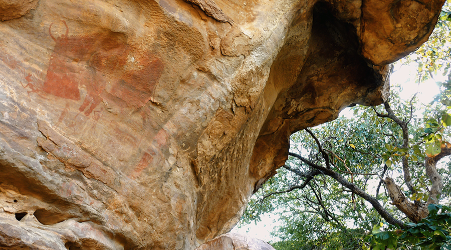 Rock Shelters of Bhimbetka India Rock Art Network Cave Paintings UNESCO World Heritage List Bradshaw Foundation Getty Conservation Institute