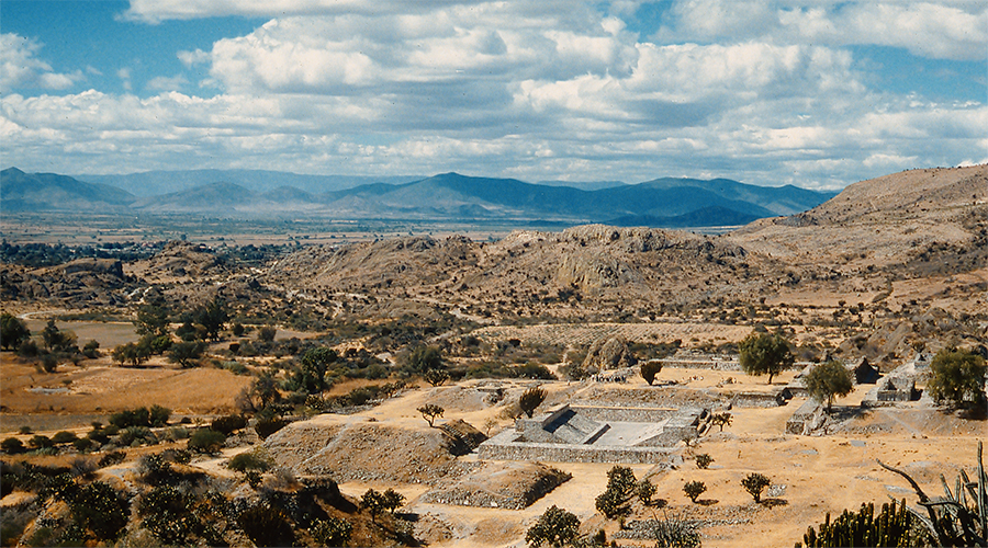 Prehistoric Caves of Yagul and Mitla in the Central Valley of Oaxaca Mexico Rock Art Network Cave Paintings UNESCO World Heritage List Bradshaw Foundation Getty Conservation Institute