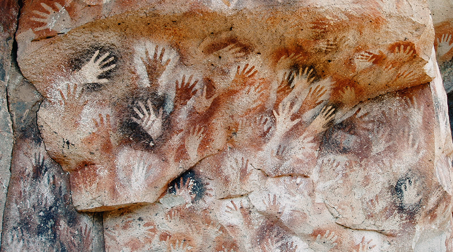 Cueva de las Manos Río Pinturass Argentina Rock Art Network Cave Paintings UNESCO World Heritage List Bradshaw Foundation Getty Conservation Institute