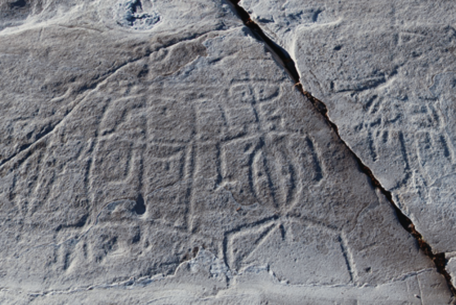 Human at Amtmannsnes Rock Art Alta Norway UNESCO World Heritage Museum