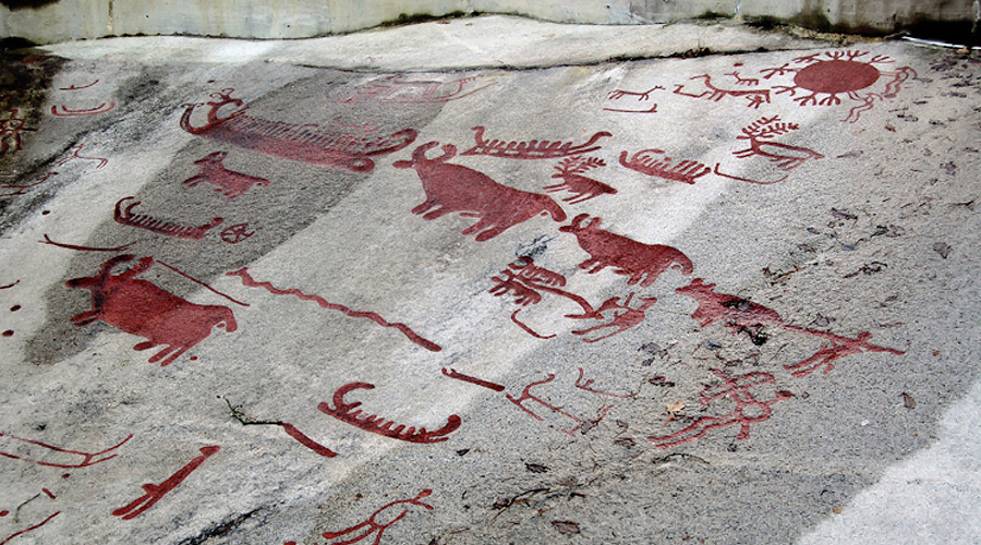 Scandinavia Scandinavian Rock Art Paintings Petroglyphs Pictographs Archaeology