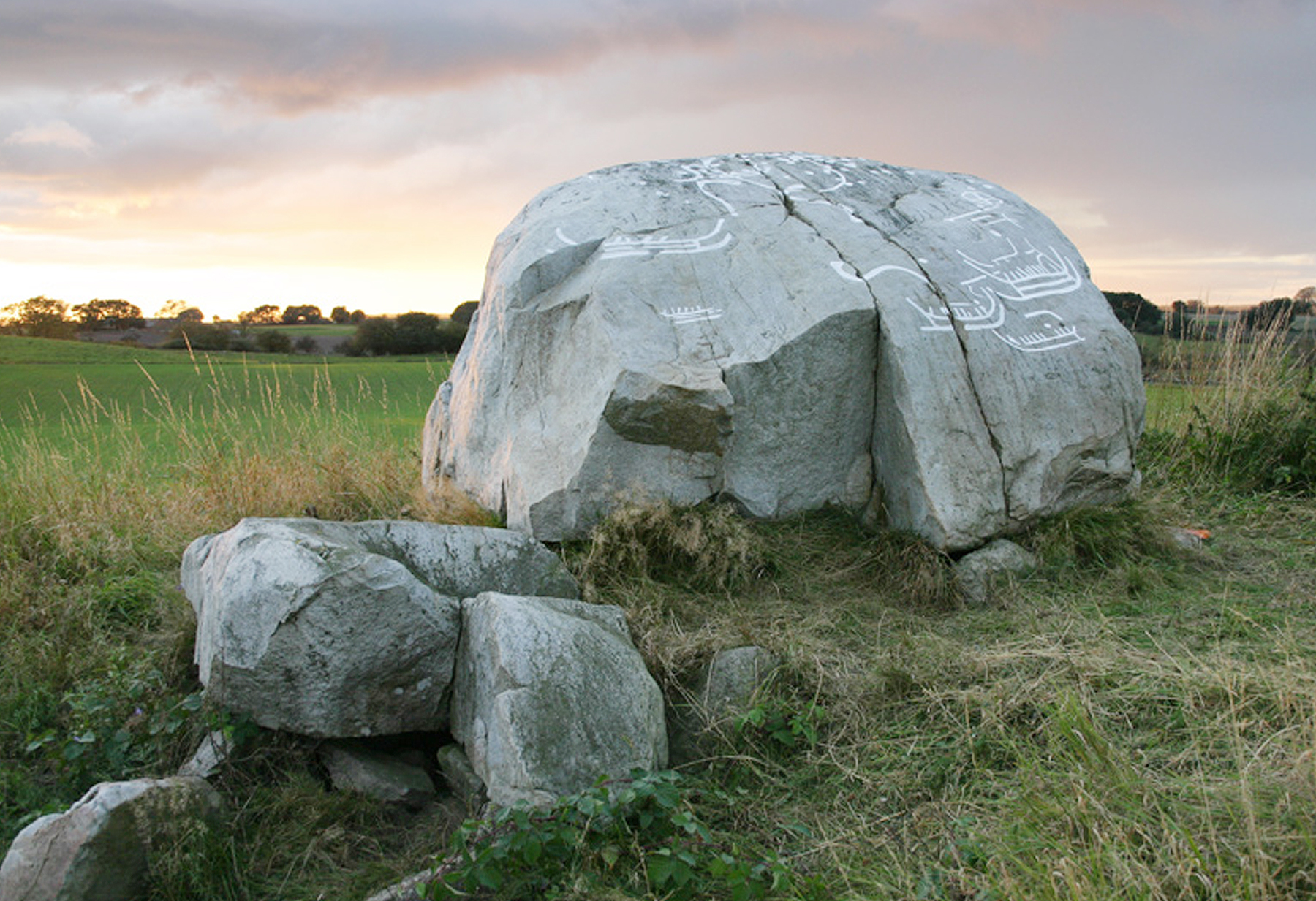 Gladsax Megalith Rock Art Petroglyphs Tanum Rock Art Museum Sweden