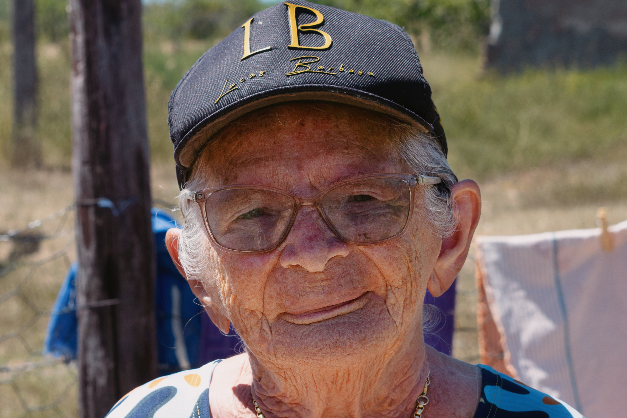 Portrait of Dona Alzenir Serrote do Letreiro Rock Art Petroglyph Petroglyphs Brazil South America Archaeology