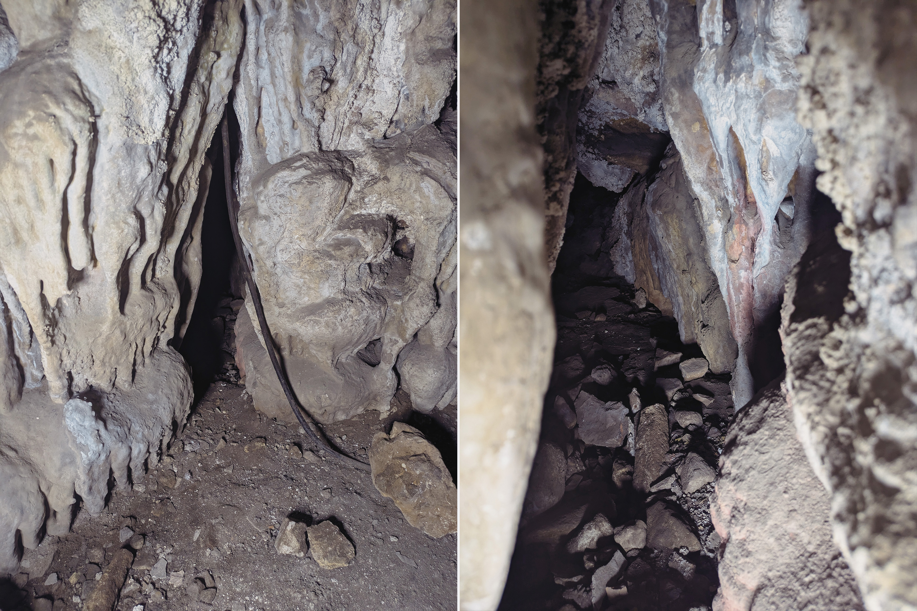 Ancient Rock Art Exploring Andalucia Painted Caves Spain Ceuva del Nerja haematite spread