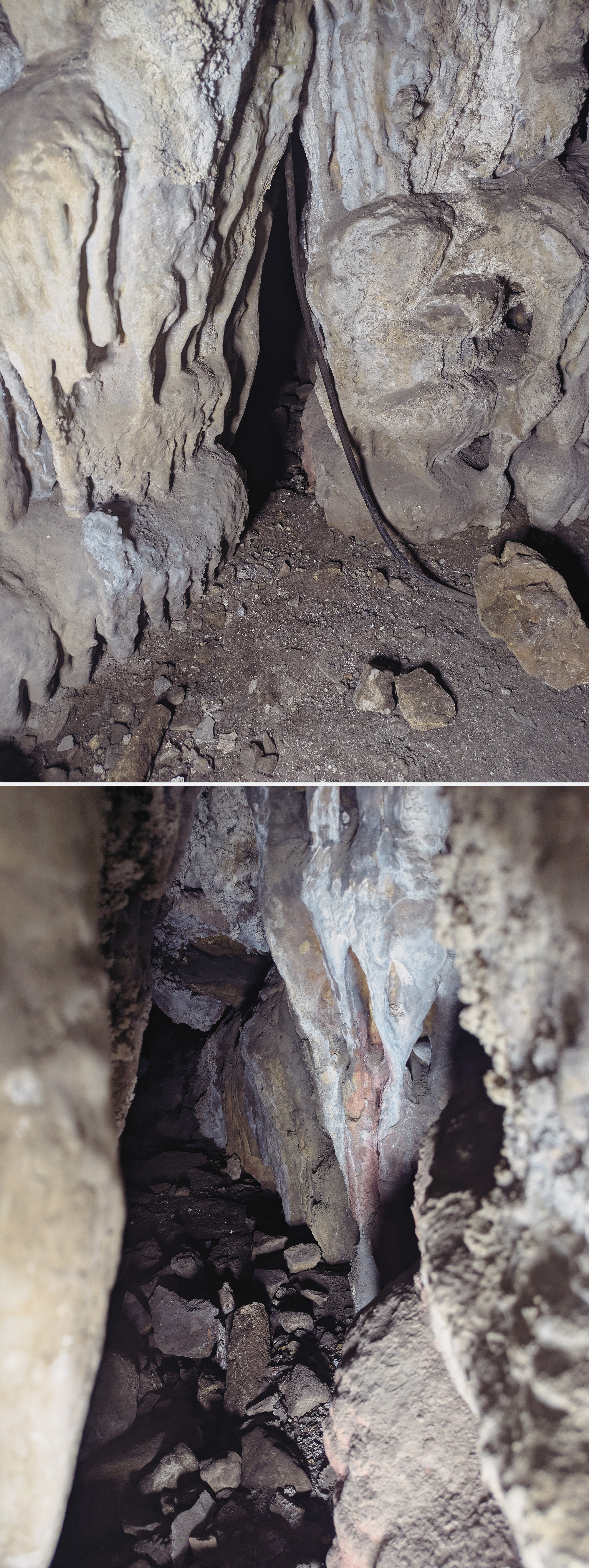 Ancient Rock Art Exploring Andalucia Painted Caves Spain Ceuva del Nerja haematite spread