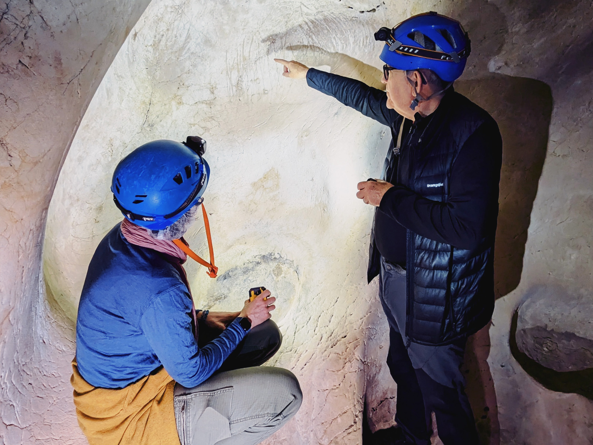 Ancient Rock Art Exploring Andalucia Painted Caves Spain Images showing our progression through the cave system