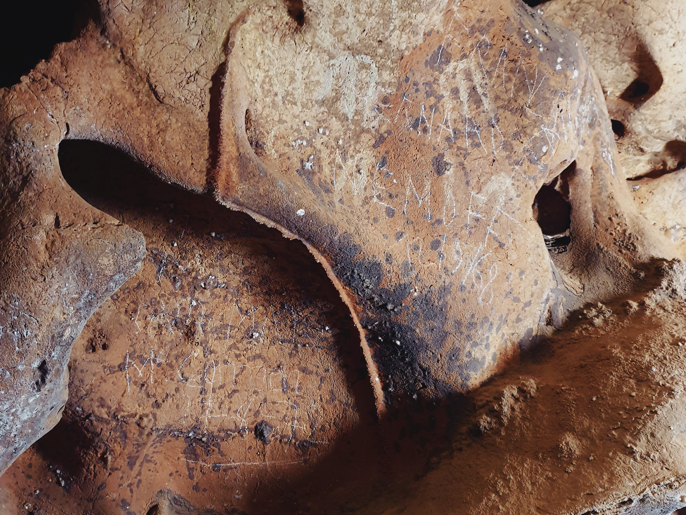 Ancient Rock Art Exploring Andalucia Painted Caves Spain Images showing our progression through the cave system