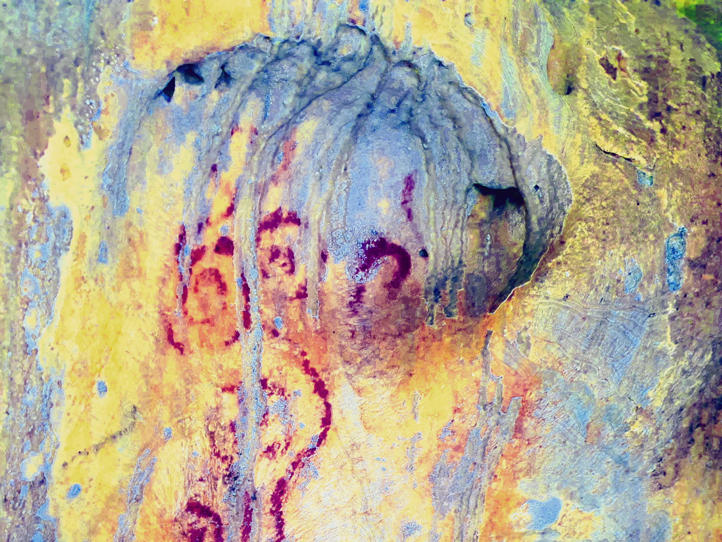 Ancient Rock Art Exploring Andalucia Painted Caves Spain Painted imagery includes rare concentric circles