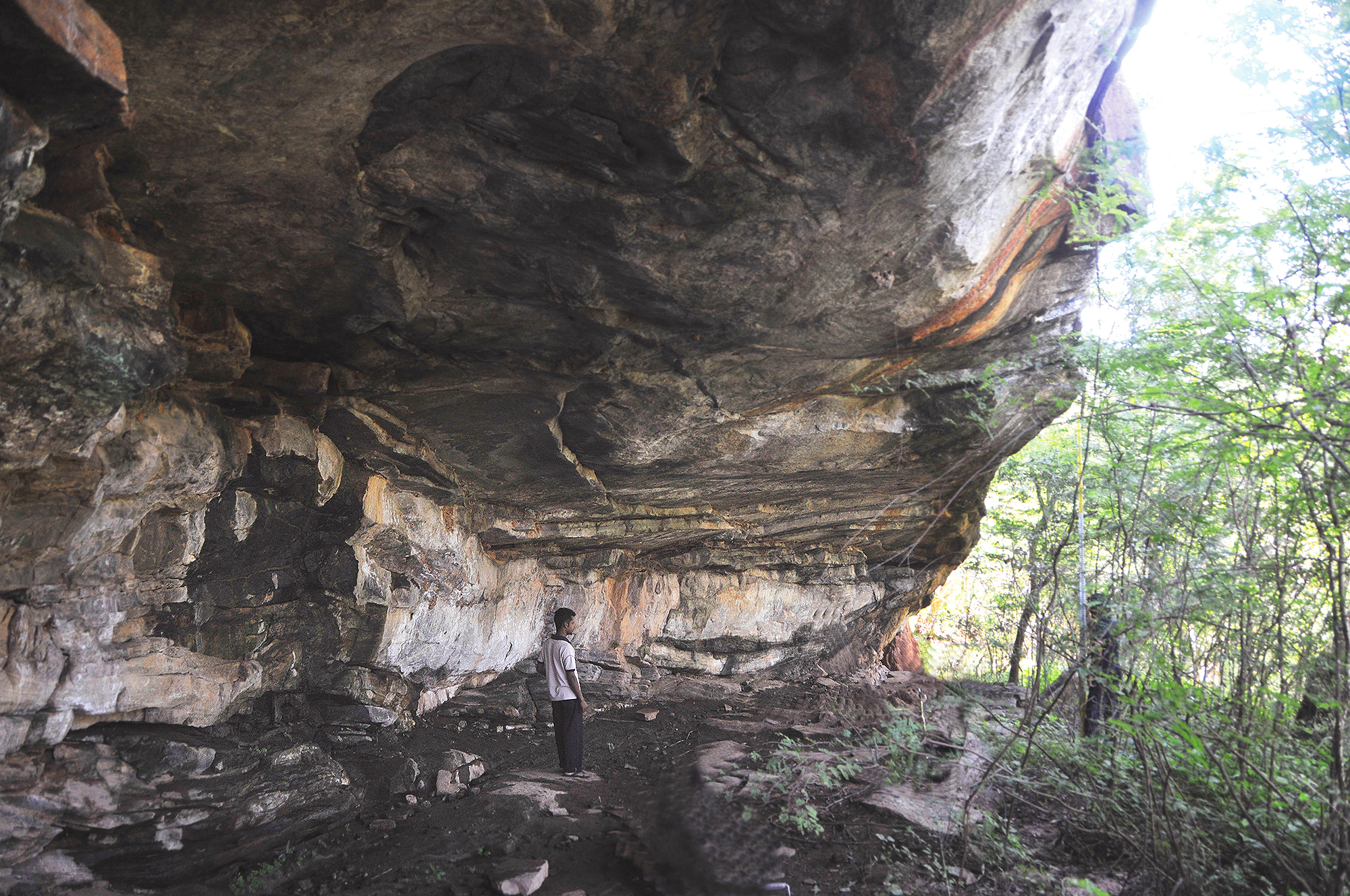 Bradshaw Foundation Lihiniyagala Rock Shelter Rock Art Paintings Engraving Sites Sri Lanka