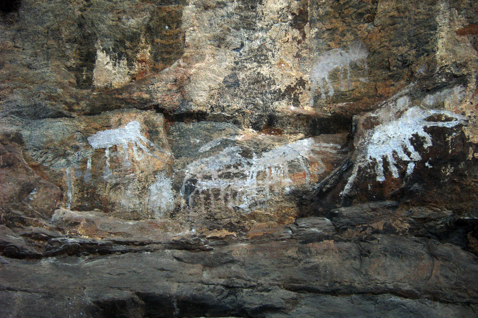 Bradshaw Foundation Wettambugala Rock Shelter Rock Art Paintings Engraving Sites Sri Lanka