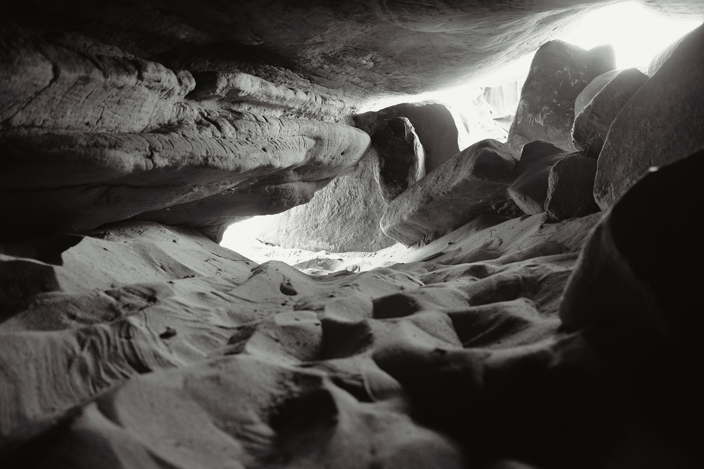 The interior of Kamyana Mohyla caves Kamyana Mohyla: Rock Art of Ukraine