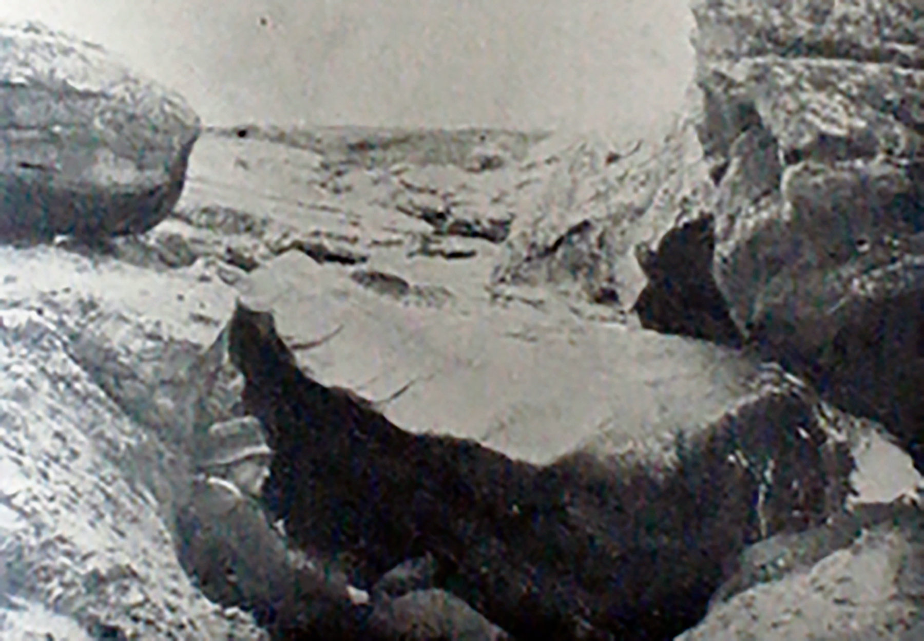 One of the Horse Blocks during the excavations of 1938 Kamyana Mohyla: Rock Art of Ukraine